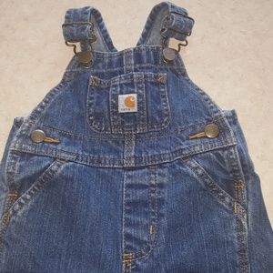 9 month old Carhartt jean bibs